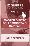 Master diritto delle società di capitali