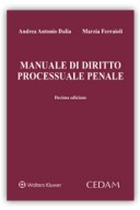 Manuale di diritto processuale penale 2018