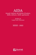 AIDA 2023 – XXXII. Annali italiani del diritto d'autore della cultura e dello spettacolo