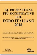 Le sentenze più significative del Foro Italiano 2018